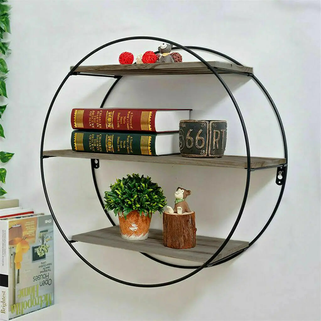 3 Tier Floating Wall Shelves