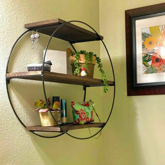 3 Tier Floating Wall Shelves