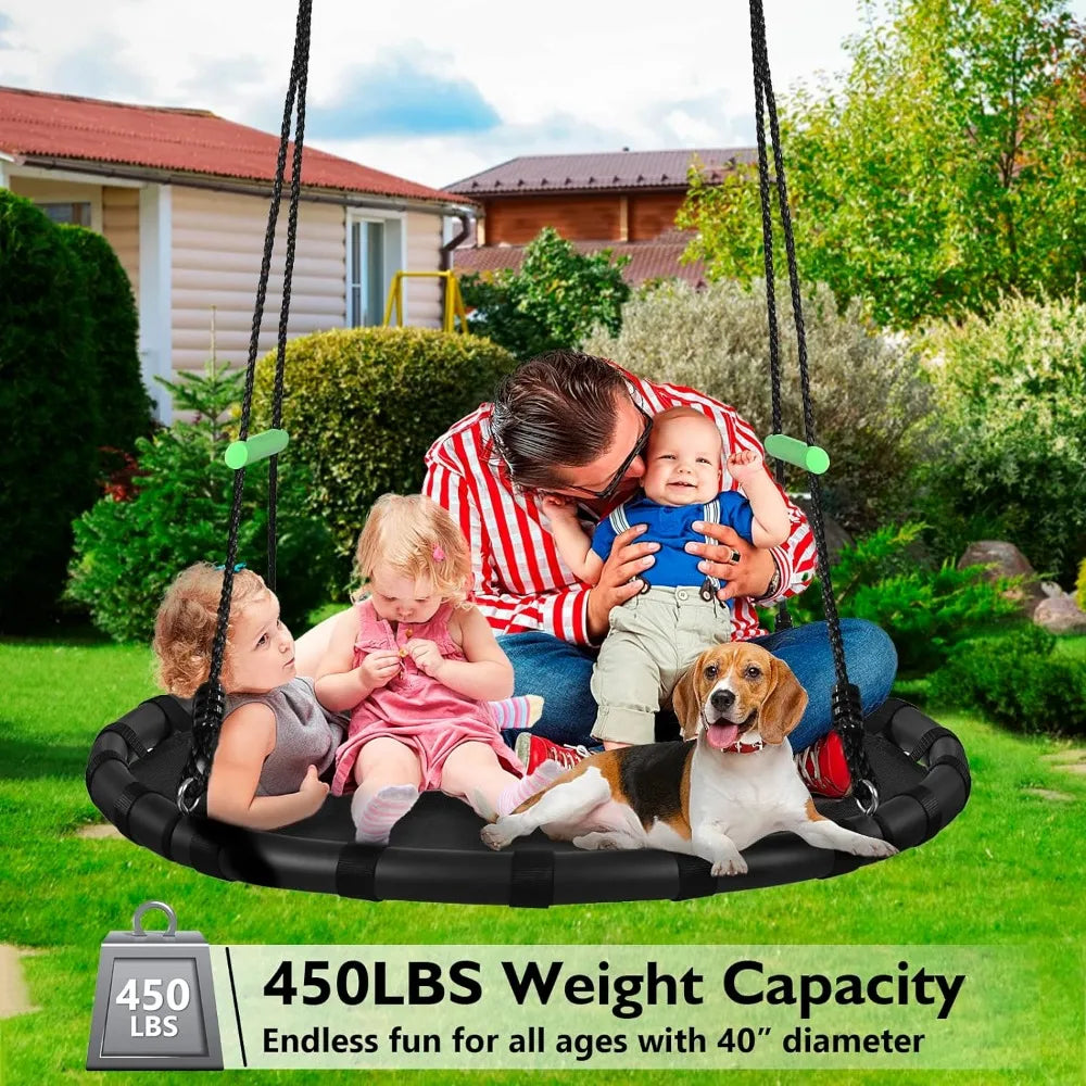 Tree Swing with PP Mat for Kids and Adults