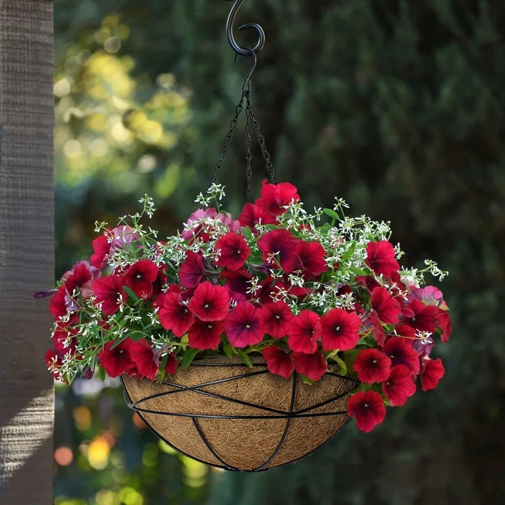 4 Pack 14 Inch Hanging Flower Baskets