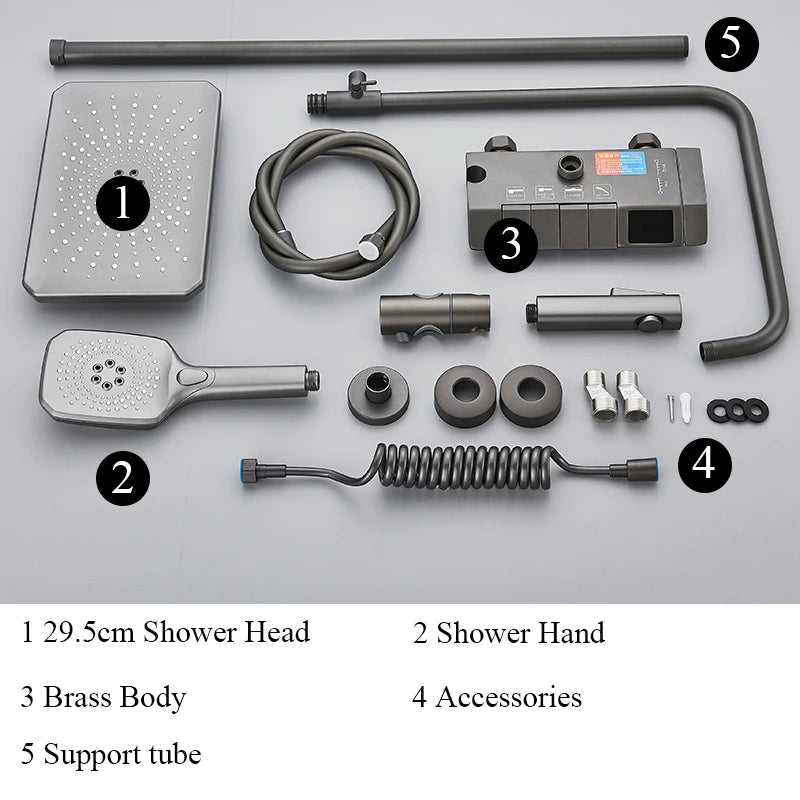 Bathroom Shower Set System Rainfall