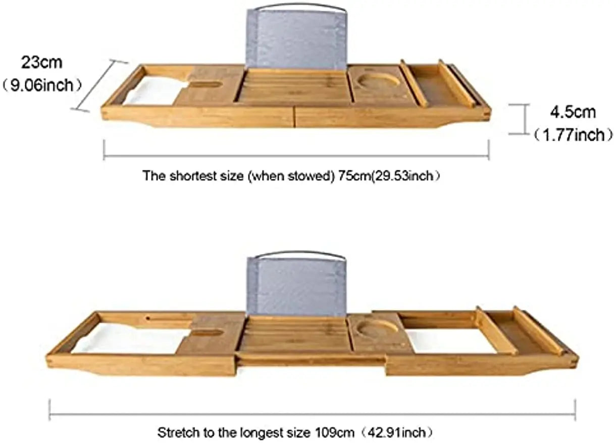 Extendable Table Bathtub Caddy