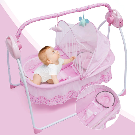 Auto-Swing Baby Crib