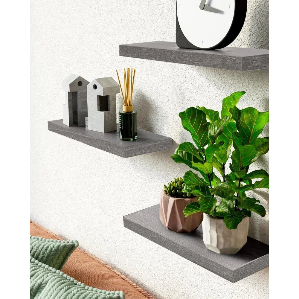 Wall Mounted Floating Shelves