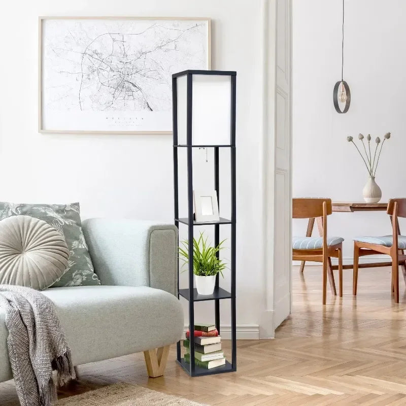 Floor Lamp Storage Shelf