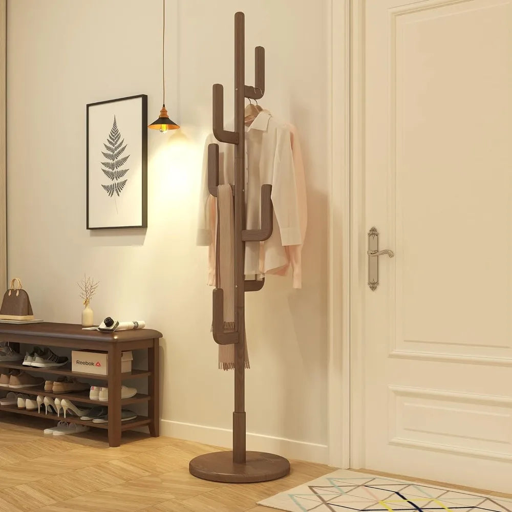 Unique Design Cactus Coat Rack Freestanding,