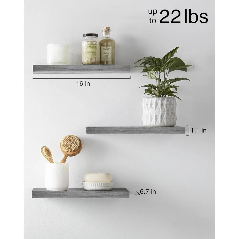 Wall Mounted Floating Shelves