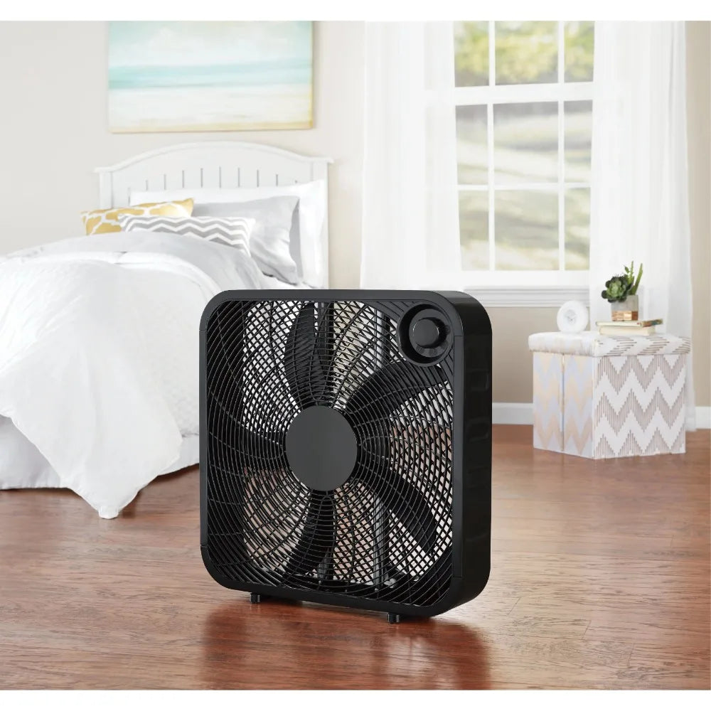 3-Speed Portable Box Fan