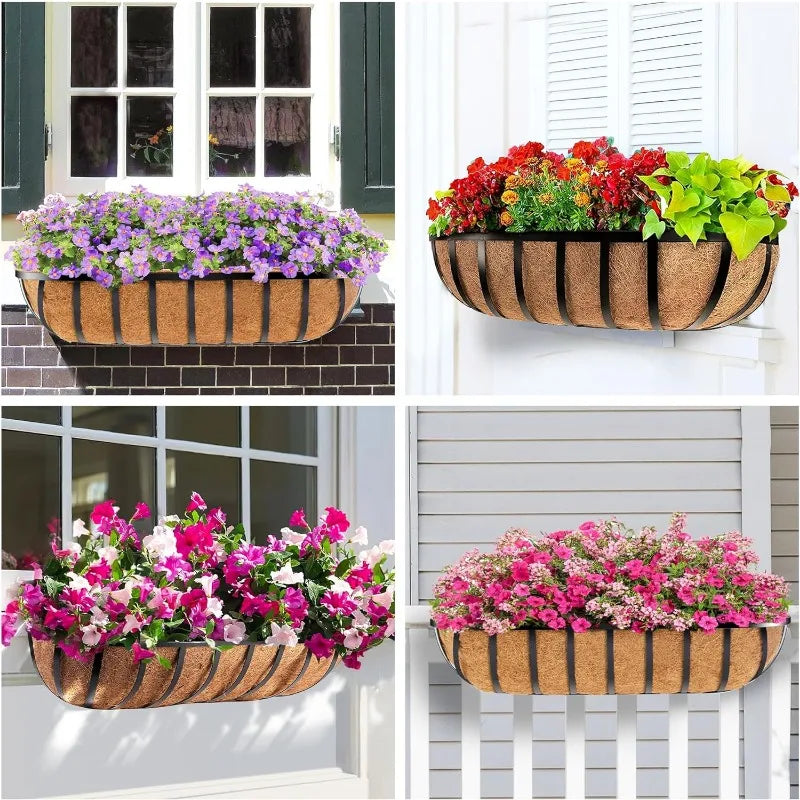 4pcs 30"  Deck Railing Planter