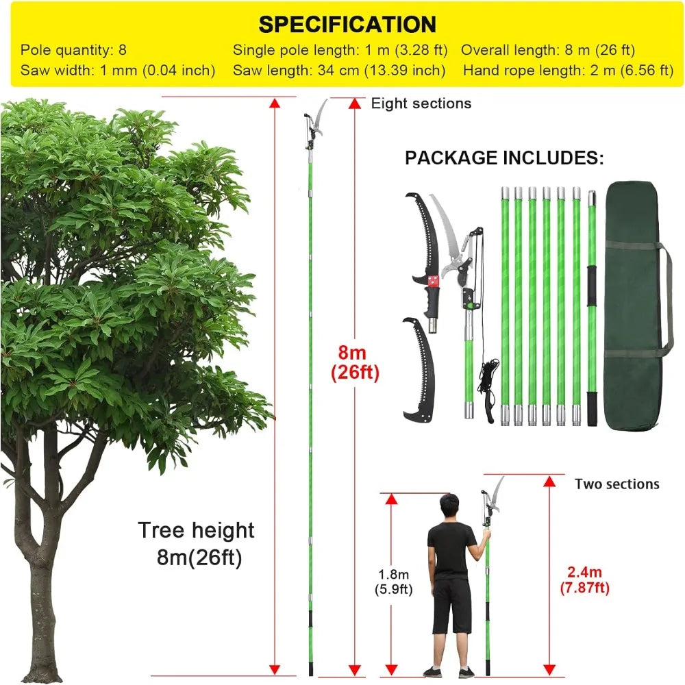 26 Feet Tree Pole Pruner