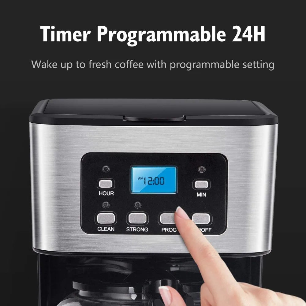 Programmable Coffee Maker, 4-12 Cups