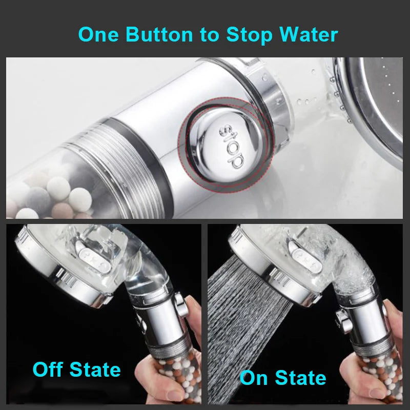 3-Function SPA Shower Head