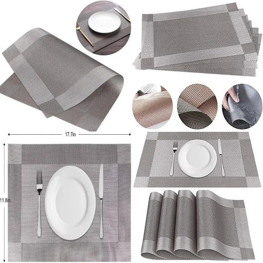 New 4PCS Place Mat Set