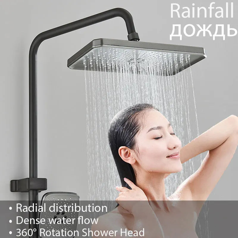 Bathroom Shower Set System Rainfall