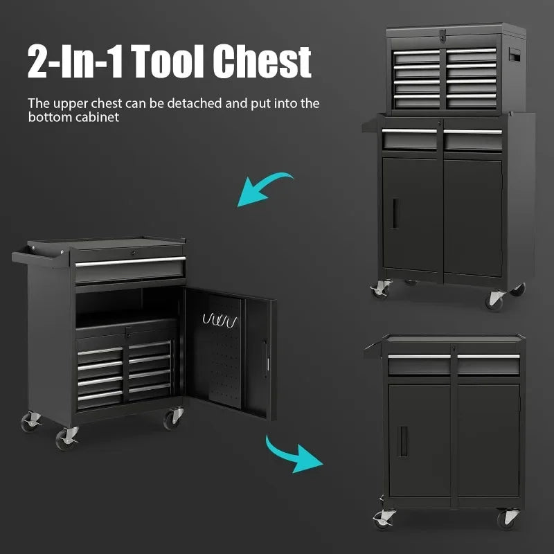 5-Drawer Rolling Tool Storage Cabinet