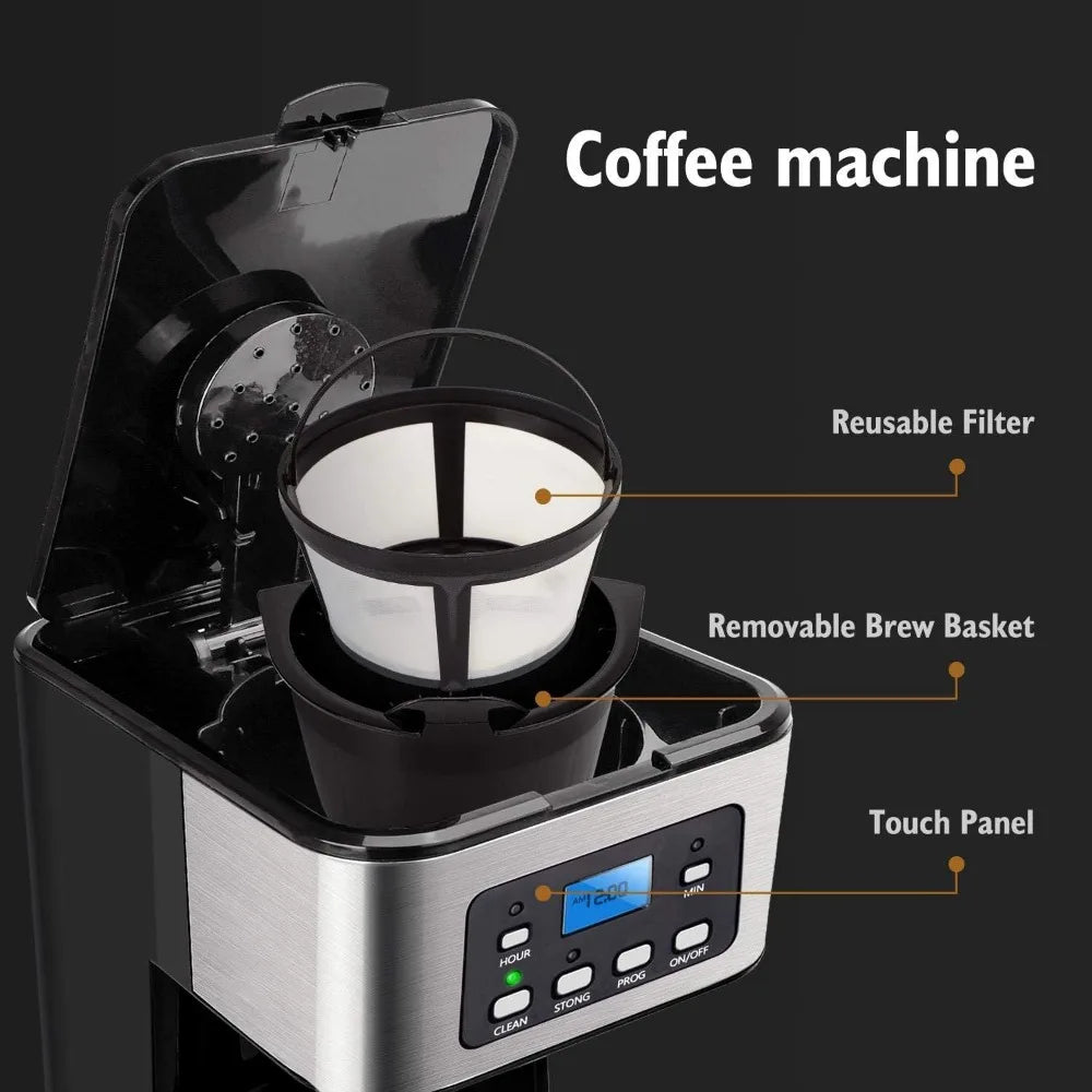 Programmable Coffee Maker, 4-12 Cups