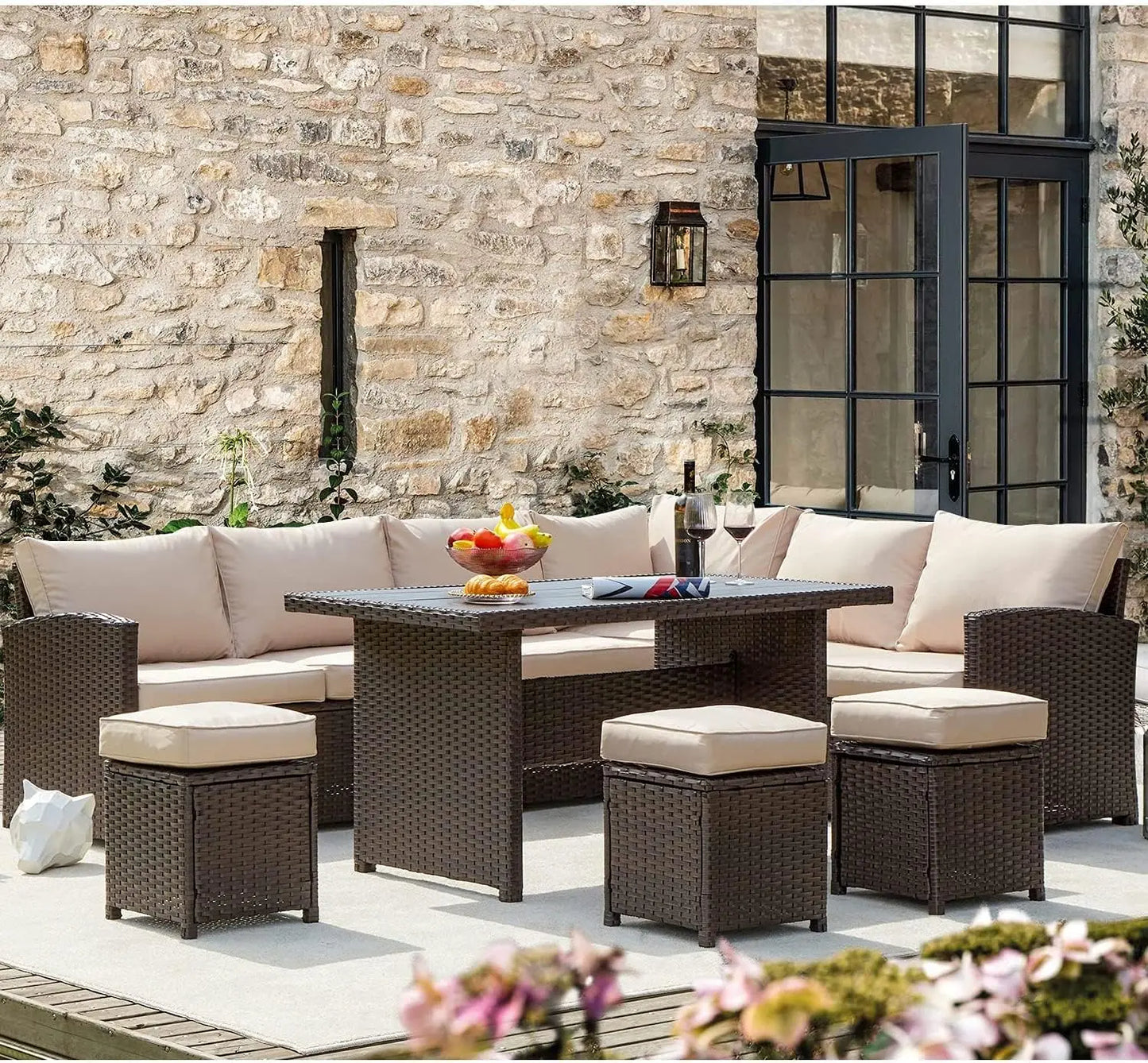 7 Pieces Patio Furniture Set