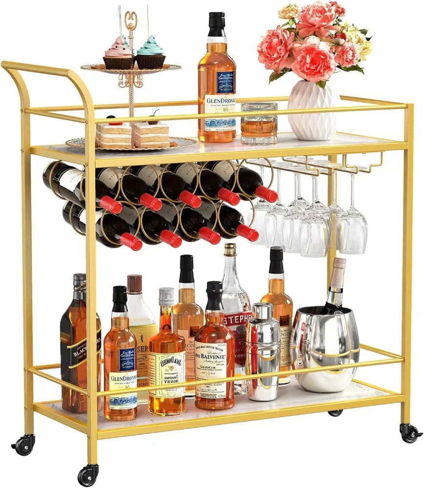 Home Bar Serving Cart,