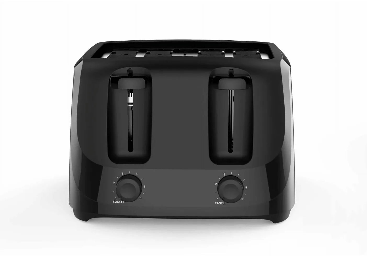 4-Slice Toaster Black