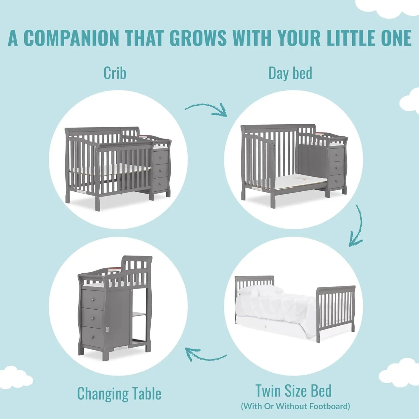 Crib And Changing Table