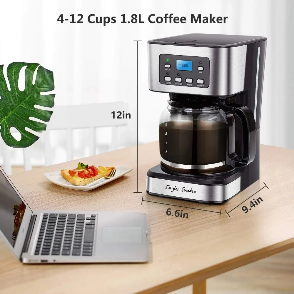 Programmable Coffee Maker, 4-12 Cups