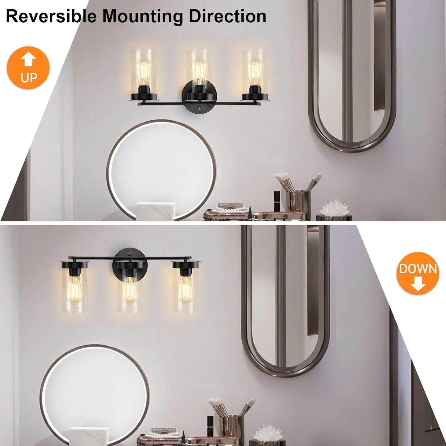 3-Light Bathroom Vanity Light