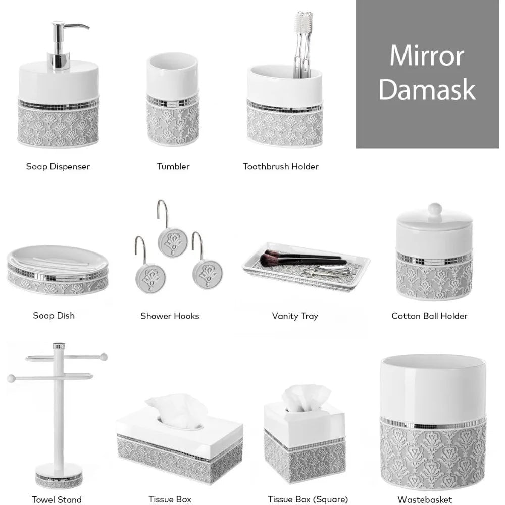 6 Piece Bathroom Accessory Set