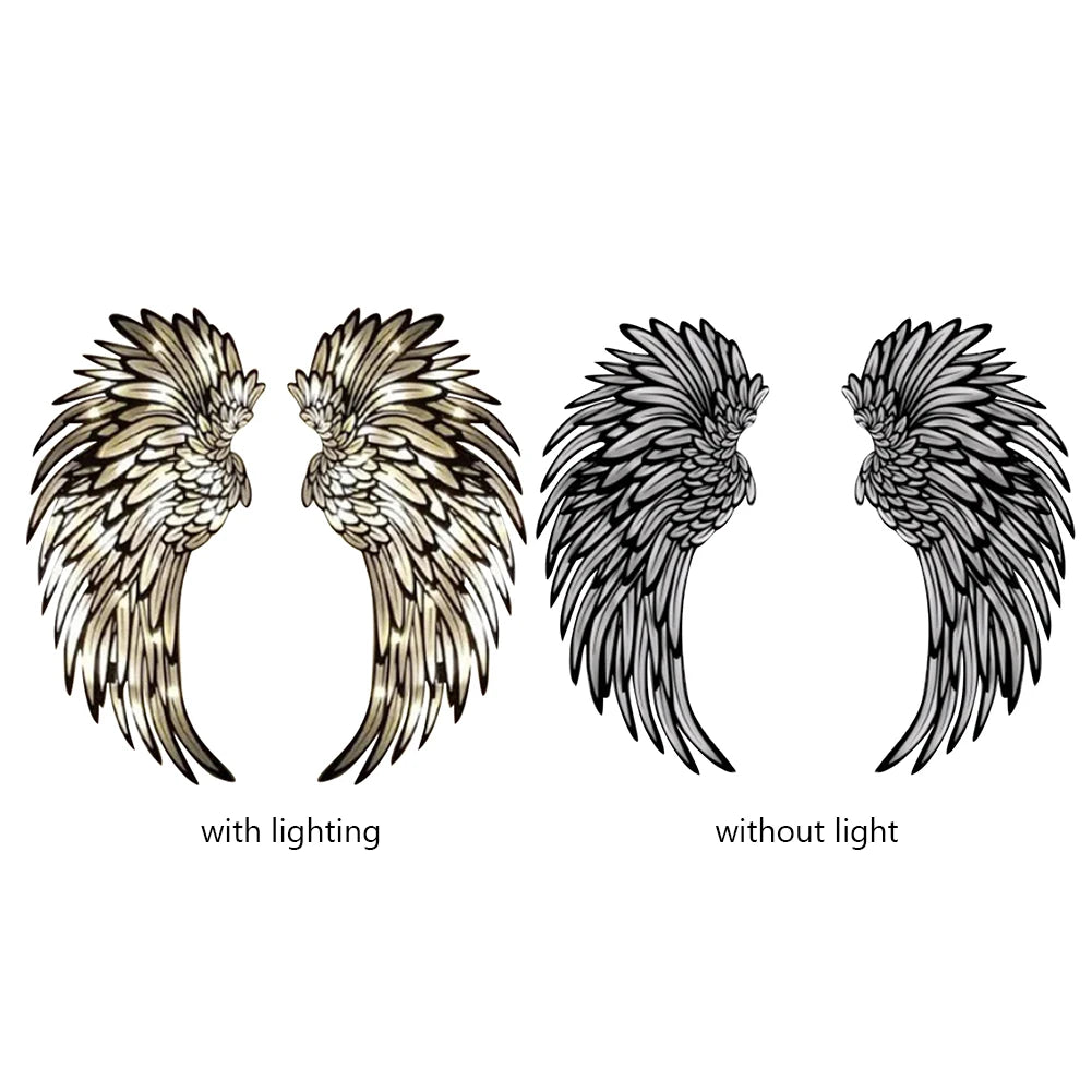 Angel Wings Wall Decoration with Lights