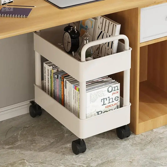 Movable Bookshelf Cart