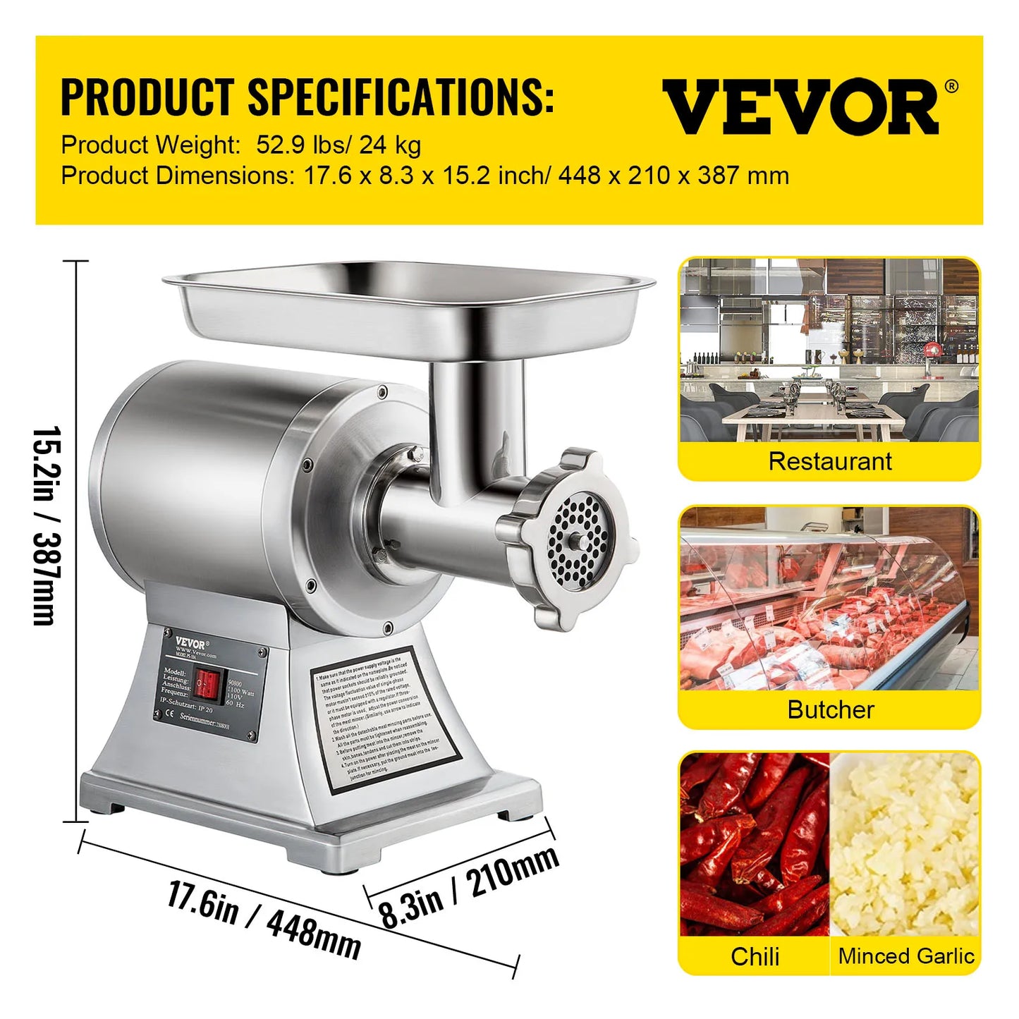 Electric Meat Grinder Machine