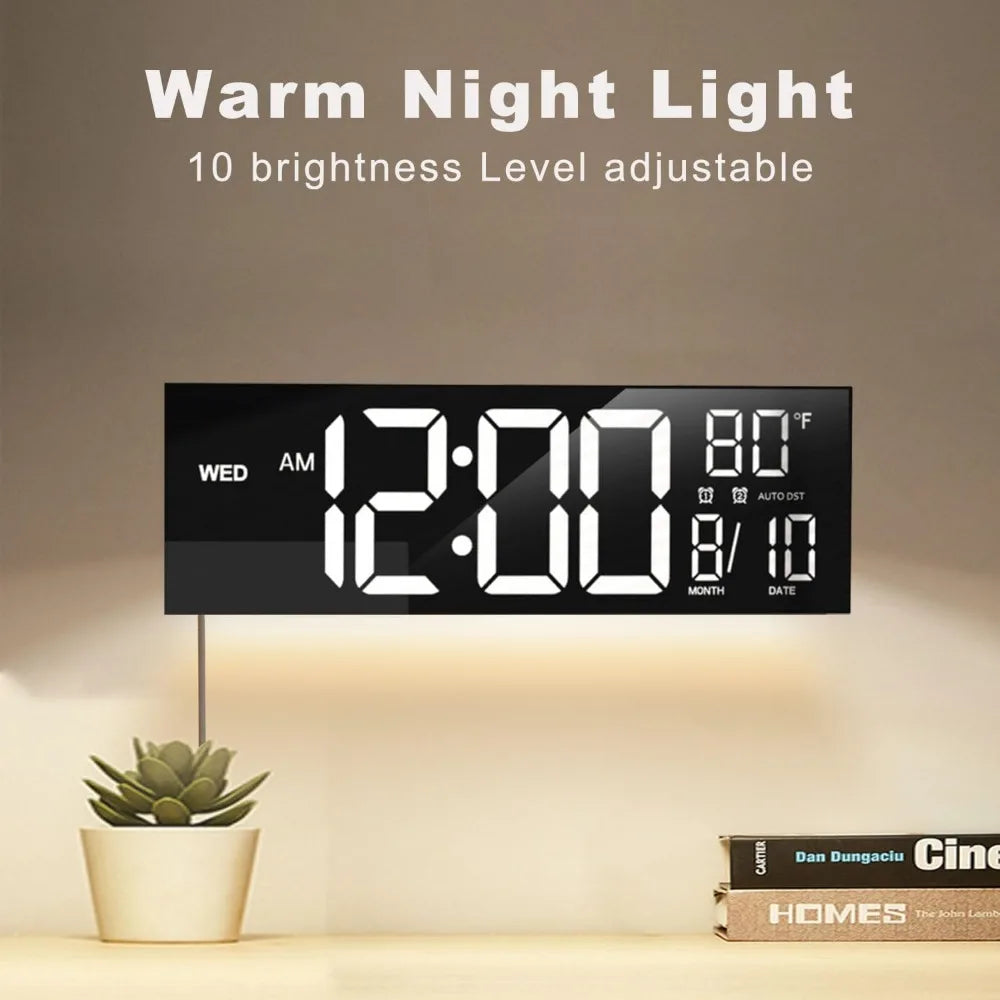 16" Large Digital Wall Alarm Clock